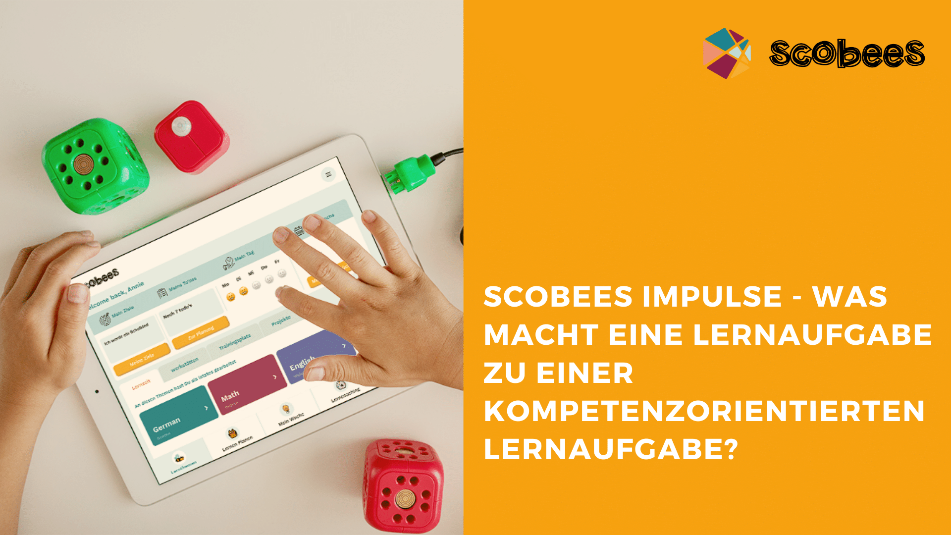 Titelbild zum Scobees Impulse Blogbeitrag zum Thema kompetenzorientierte Aufgaben