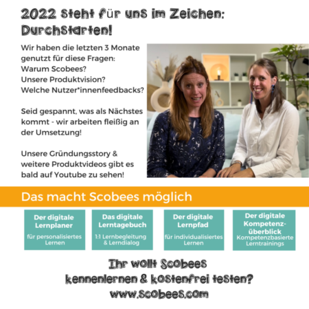 Annie und Lena sind die beiden Gründerinnen von Scobees.